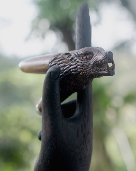 Totem Power Wolf ceremonial pipe
