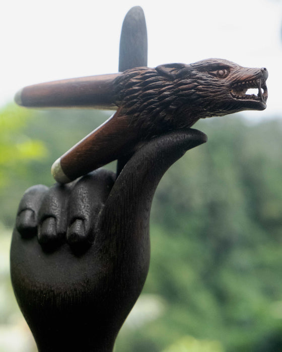 Totem Power Wolf ceremonial pipe