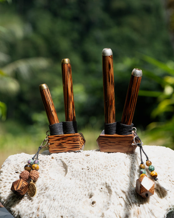 Gemstone Shamanic Ritual Self-Applicator Pipe
