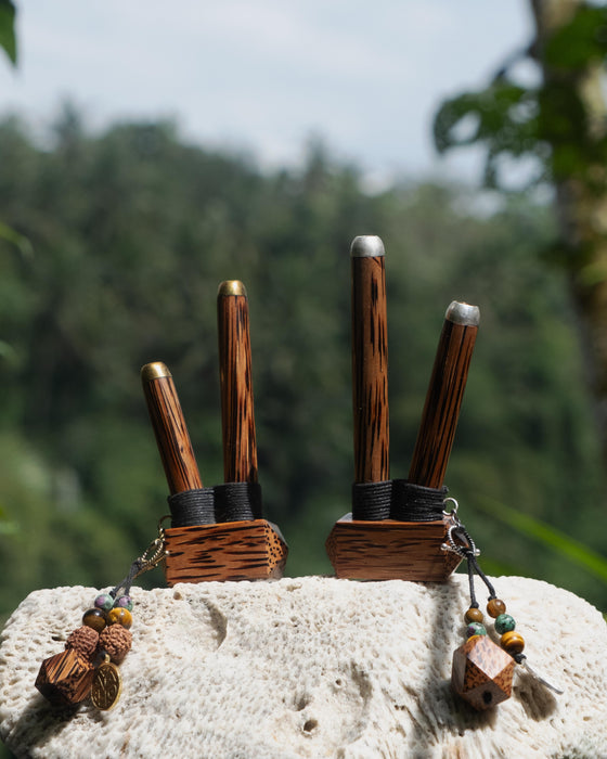 Gemstone Shamanic Ritual Self-Applicator Pipe