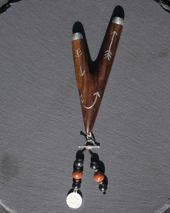 “Intention” handcrafted wooden pipe