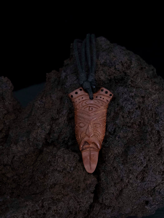 "Protector Spirit" Wooden Amulet