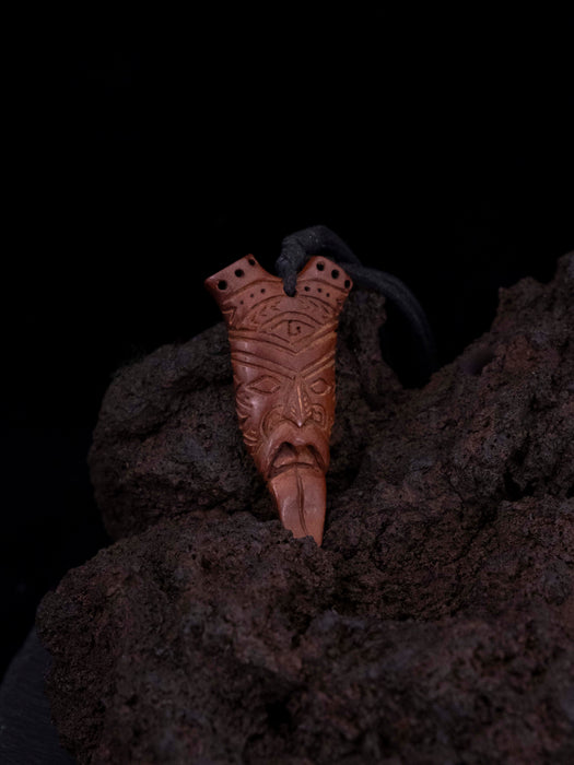 "Protector Spirit" Wooden Amulet