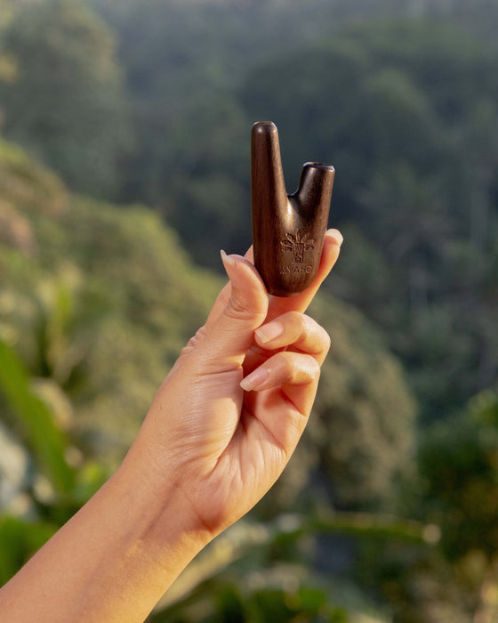Handcrafted Self-Applicator Pipe for ritual practice