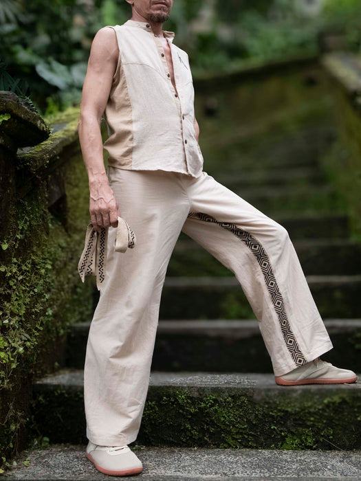 Ethnic style Cotton Vest