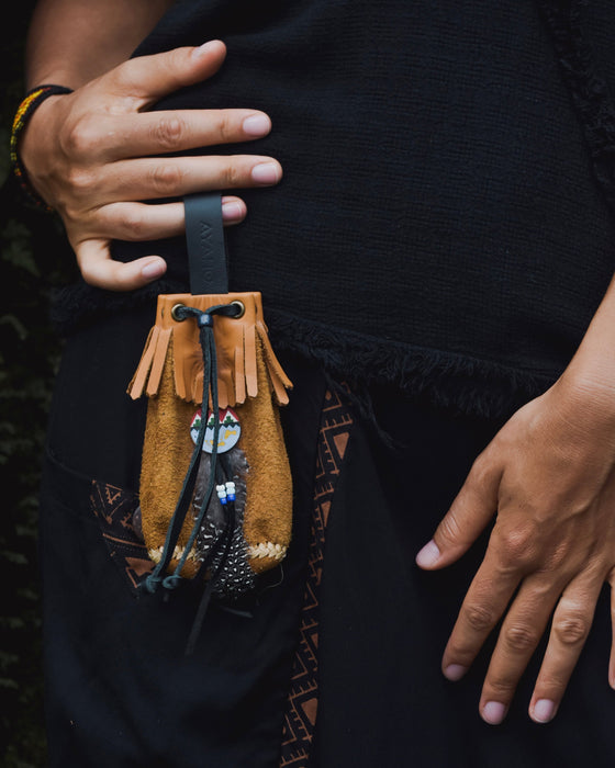Leather Shamanic Bag