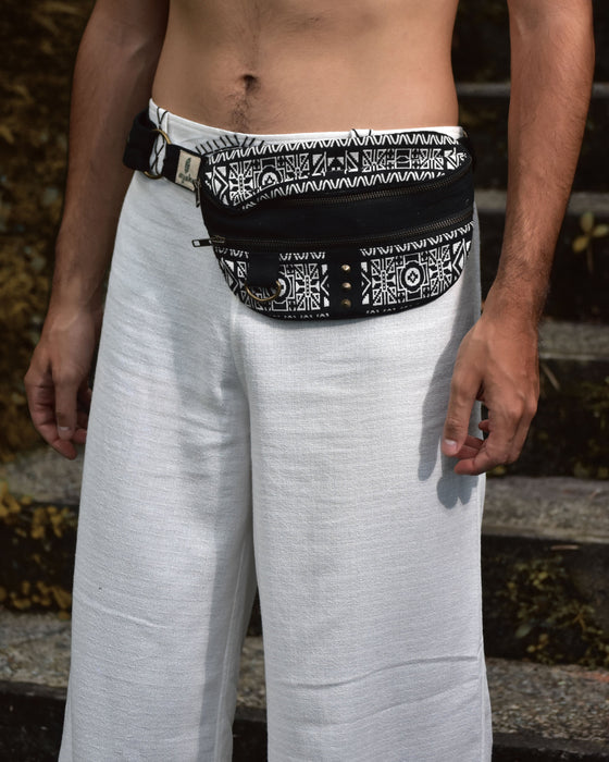 Shamanic Belt Bag with Ethnic Ornament