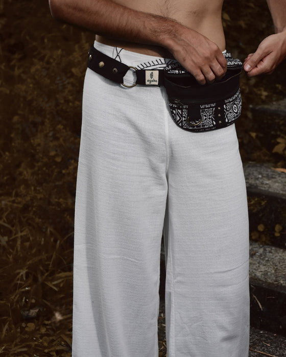 Shamanic Belt Bag with Ethnic Ornament