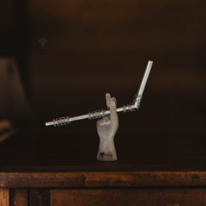 Silver Ceremonial Pipe