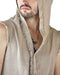 This grey hoodie jacket is a perfect blend of bohemian charm and shamanic essence, designed for those who appreciate the freedom of movement and the allure of tribal aesthetics.