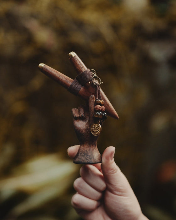 Handmade Altar Pipe Stand