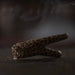 Handmade kuripe smoking pipe featuring a jaguar design, intended for use with Hape