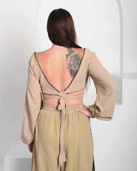 Boho Cotton Top – Lightweight Summer Blouse