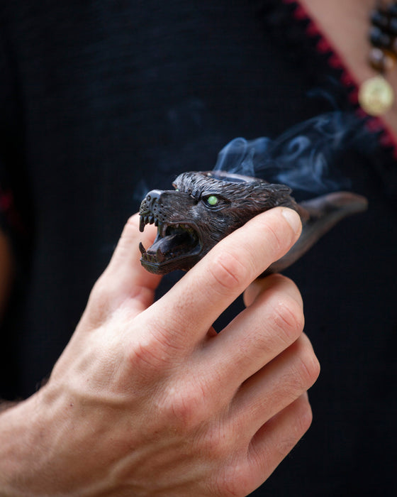 Ceremonial smoking pipe «Wolf»