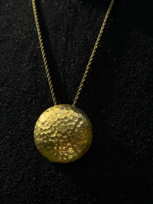 Shamanic Mirror Hammer Gold Plated