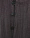 Close-up of a textured dark brown fabric with buttons, featuring the Ayarial brand logo.