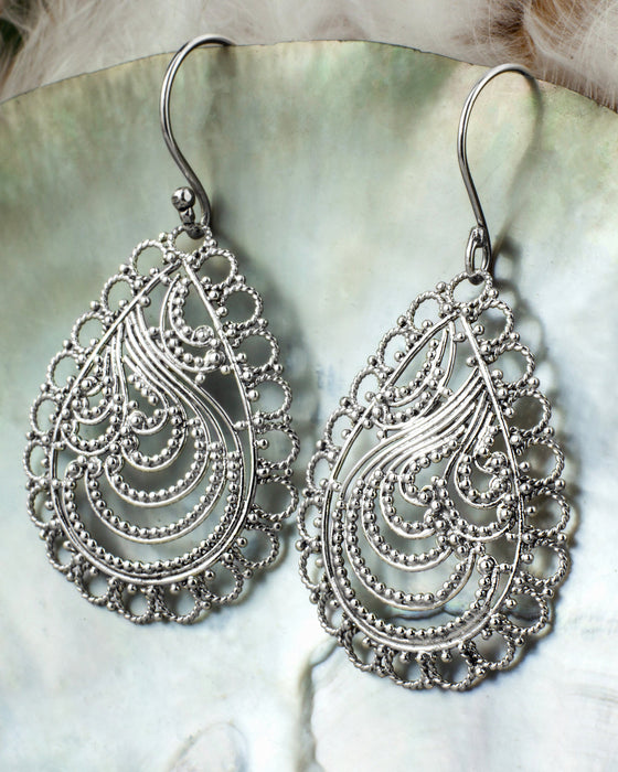 Earrings "Fire-Bird"