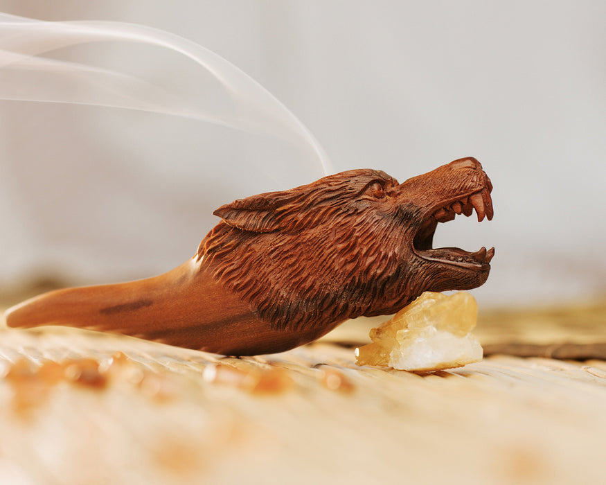 Ceremonial smoking pipe «Wolf»