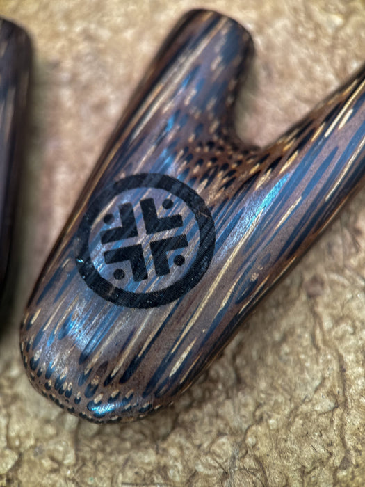 Palmwood Self-Applicator Pipe for Ceremonies
