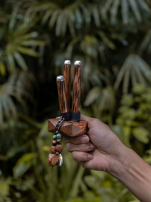 Dual Self-Applicator Pipe in rosewood
