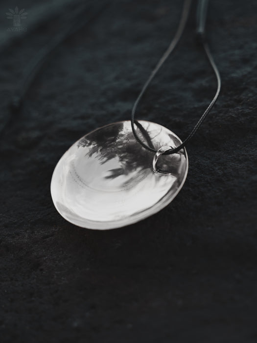 925 Silver Pendant "Shamanic Mirror"