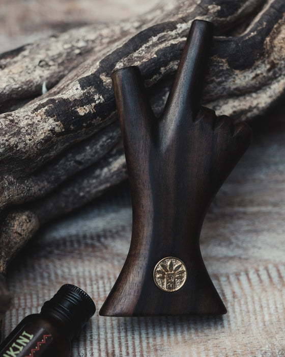 Handcrafted Rosewood Shamanic Ethnic Pipe
