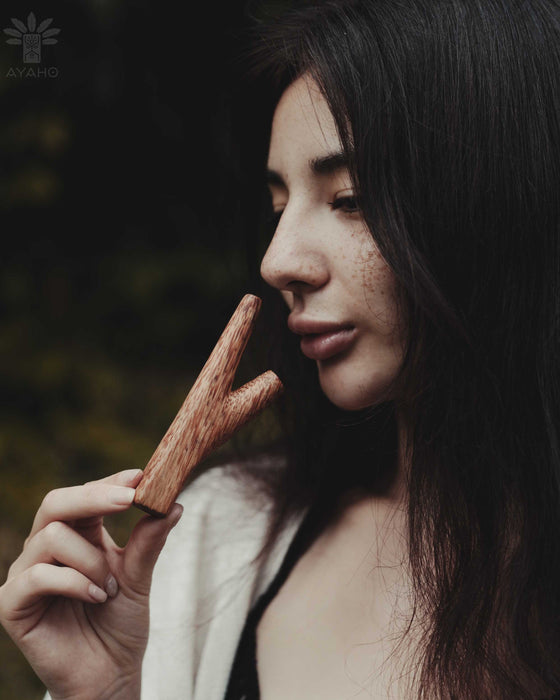Coconut Wood Ethnic Ritual Accessory