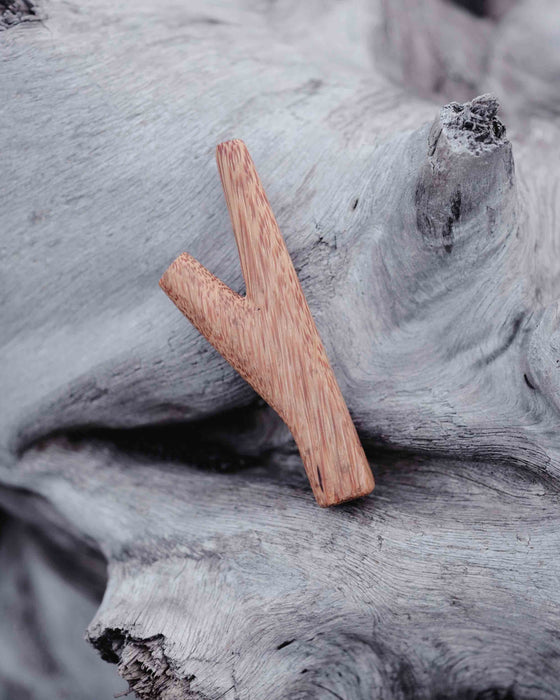 Coconut Wood Ethnic Ritual Accessory