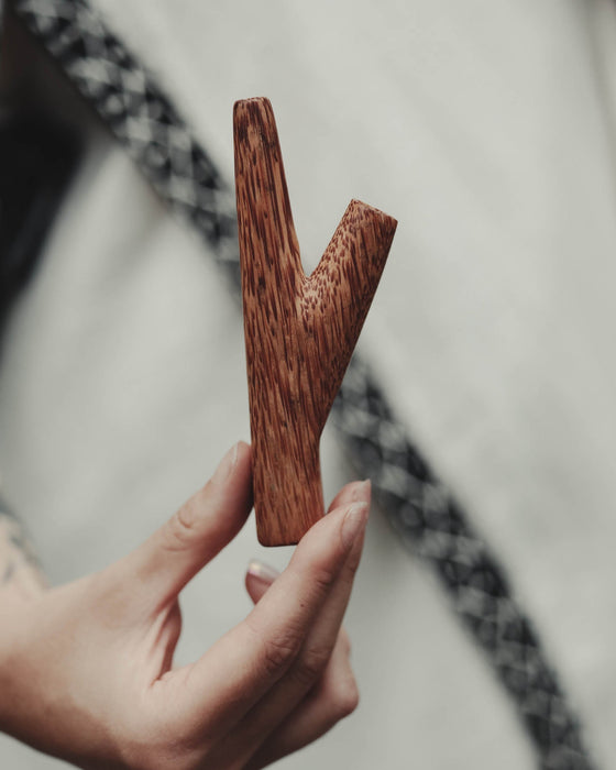 Coconut Wood Ethnic Ritual Accessory