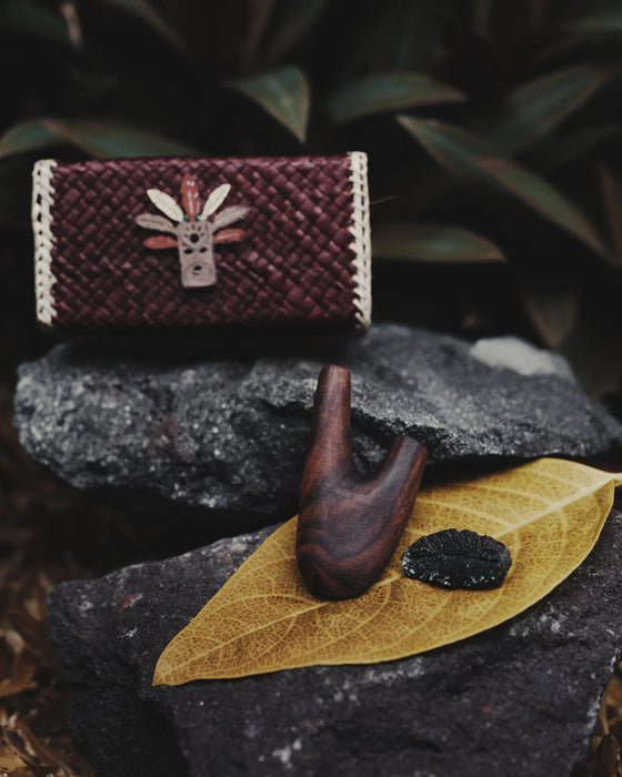 Handcrafted Self-Applicator Pipe for ritual practice