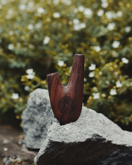 Handcrafted Self-Applicator Pipe for ritual practice
