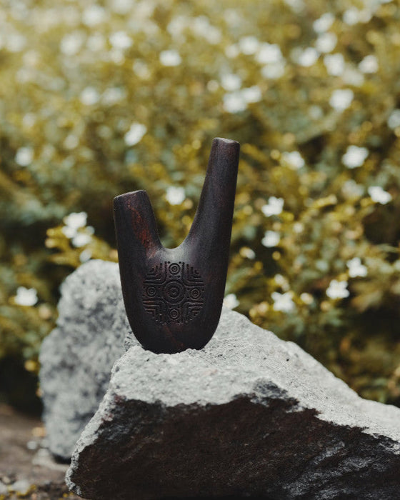 Handcrafted Self-Applicator Pipe for ritual practice