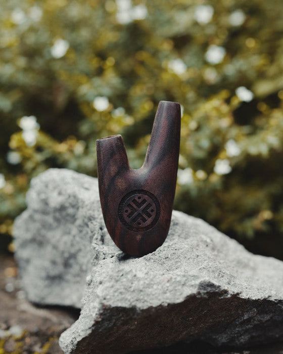 Handcrafted Self-Applicator Pipe for ritual practice