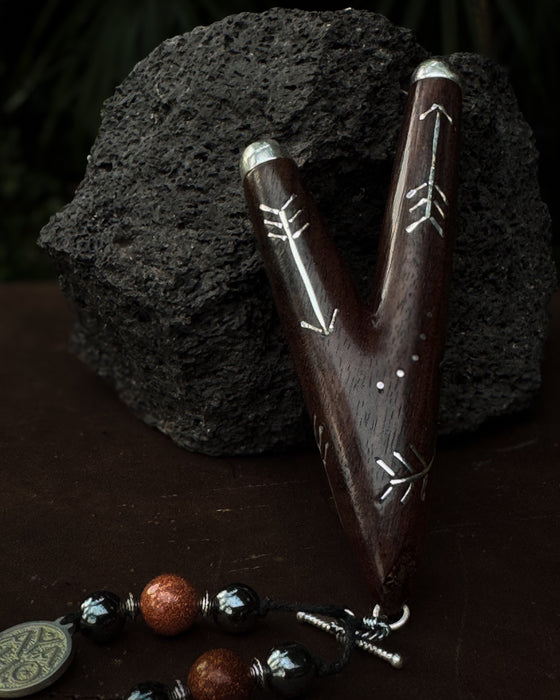 “Intention” handcrafted wooden pipe