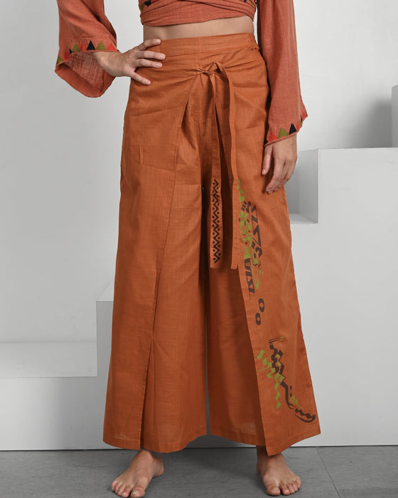 Vibrant Orange Thai Pants with SLUB Texture"

    Lightweight and breathable, these pants are a great addition to your summer wardrobe.