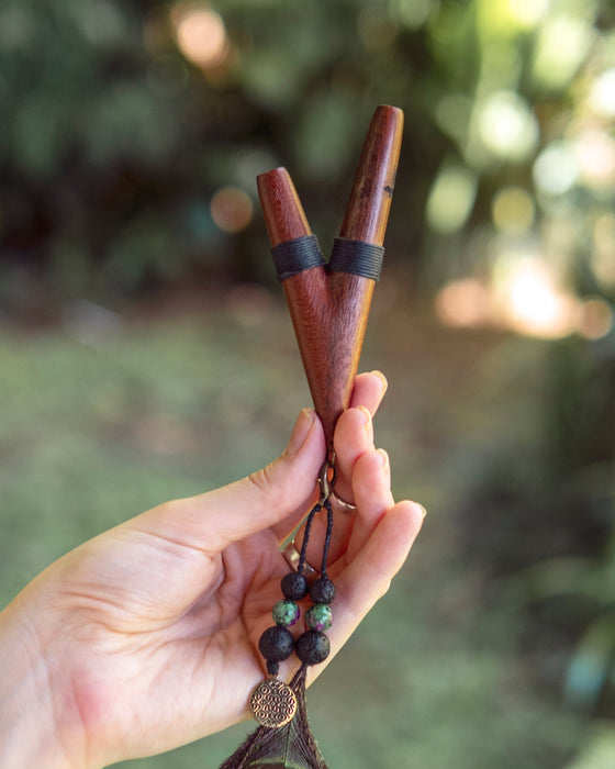 Handcrafted Ethnic Rosewood Pipe