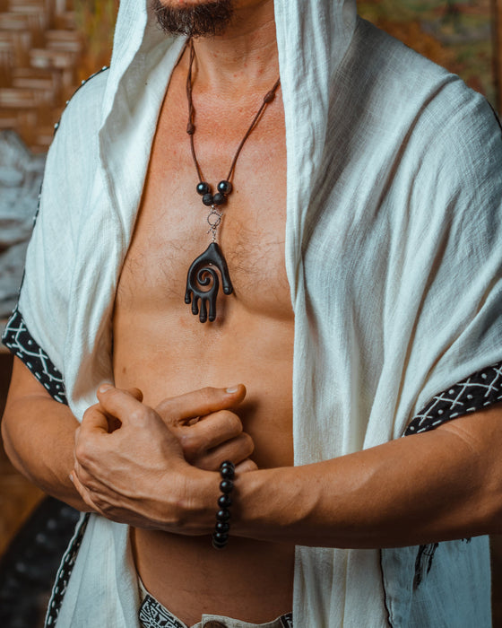 Ethnical protective amulet «Hand of Budda»