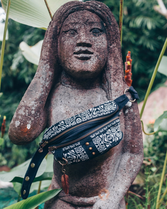 Shamanic Belt Bag with Ethnic Ornament