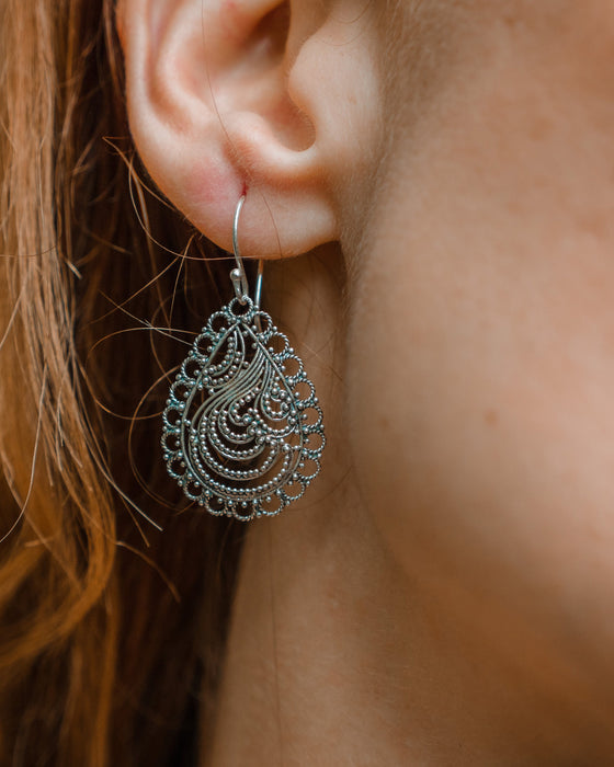 Earrings "Fire-Bird"