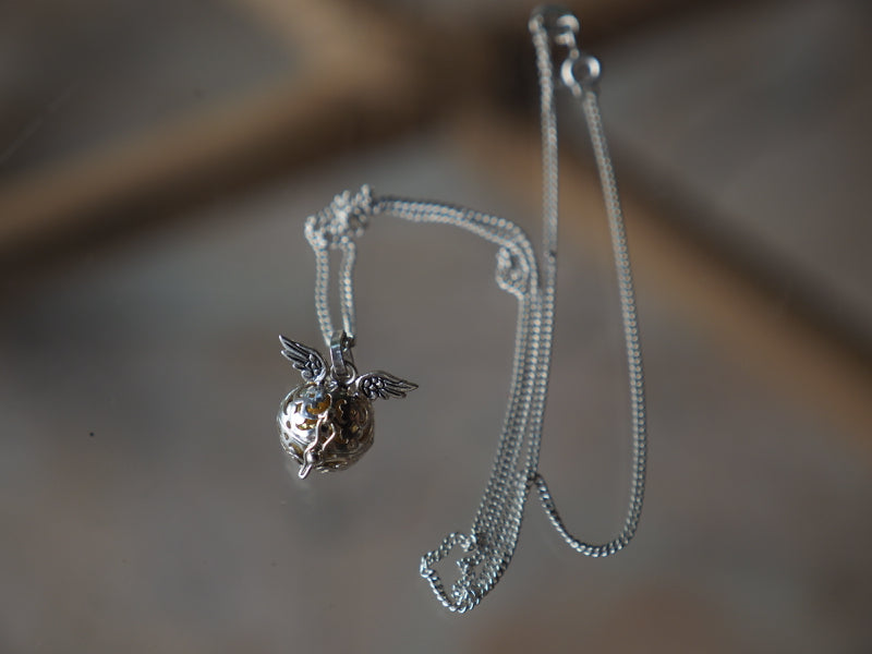 "Angel's Flight" Silver Pendant-Jingle