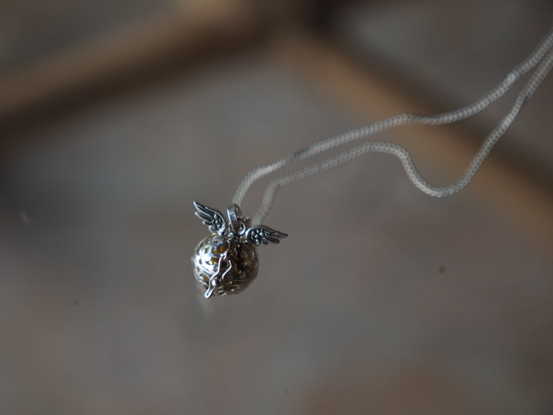 "Angel's Flight" Silver Pendant-Jingle