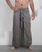 Soft and lightweight grey Thai pants, expertly handmade with a silky cotton blend for effortless style and comfort.