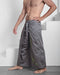 Soft and lightweight grey Thai pants, expertly handmade with a silky cotton blend for effortless style and comfort.