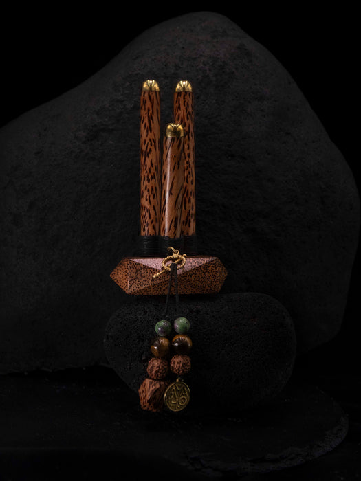 Dual Self-Applicator Pipe in rosewood
