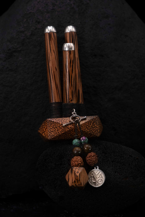 Dual Self-Applicator Pipe in rosewood