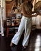 Designed for both men and women, Pants “The Spirit of Freedom”, Off White COTTON offer a unique blend of comfort and style.