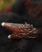 Kuripi Dragon Totem and Silver Caps .Hand Carved Rosewood . Unique Spiritual Tool