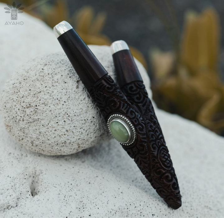 Elite Rosewood Set – Hendcrafted Wooden Pipe Kit for Ceremony