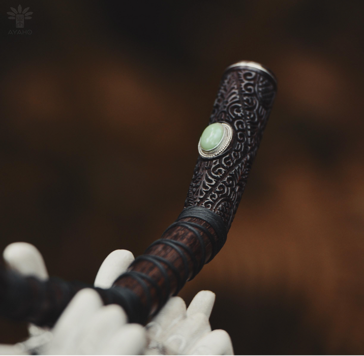 Elite Rosewood Set – Hendcrafted Wooden Pipe Kit for Ceremony