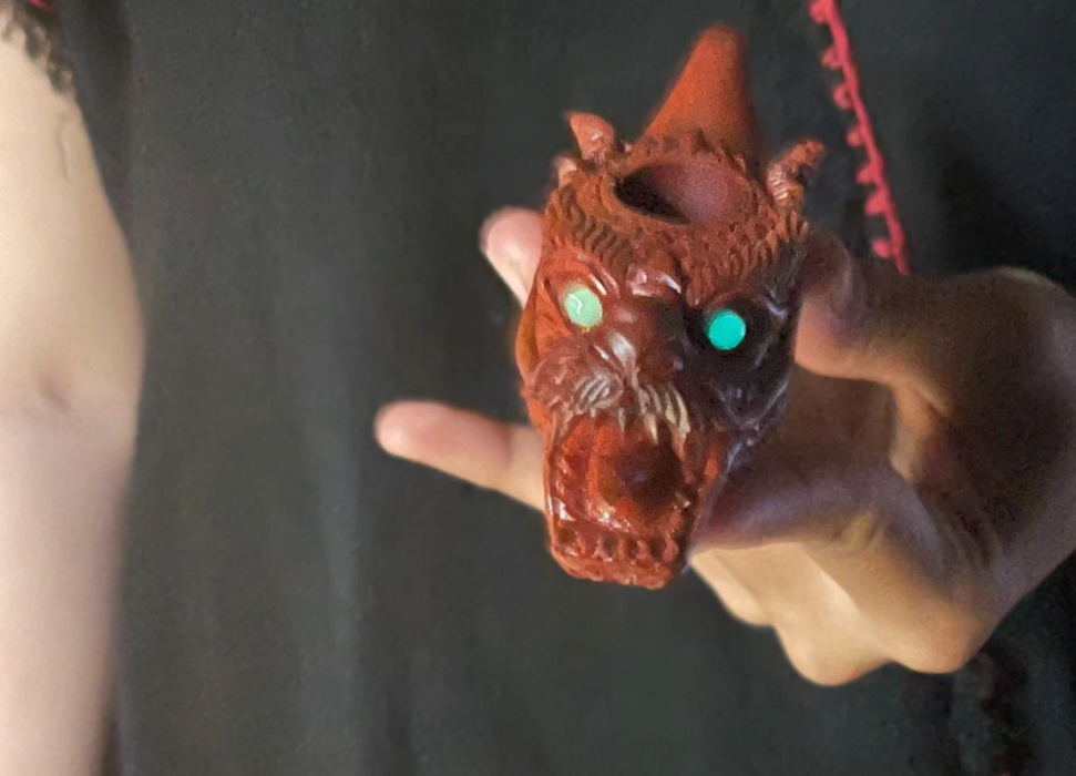 WOOD SMOKING PIPE FOR TOBACCO «DRAGON"